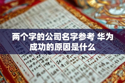 两个字的公司名字参考 华为成功的原因是什么