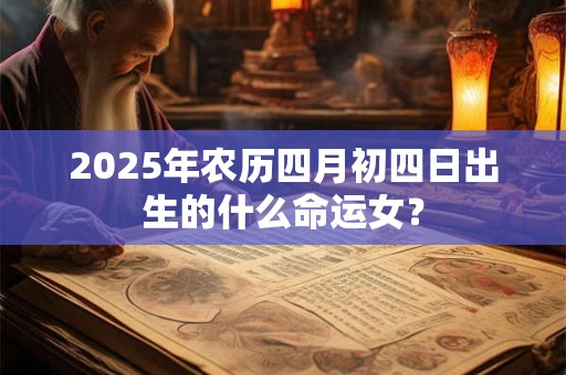 2025年农历四月初四日出生的什么命运女？