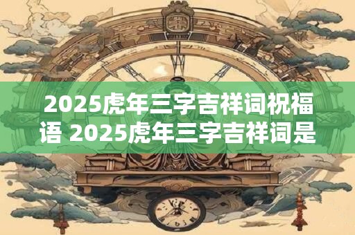 2025虎年三字吉祥词祝福语 2025虎年三字吉祥词是什么