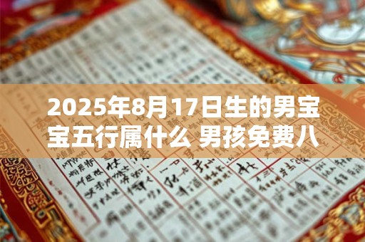 2025年8月17日生的男宝宝五行属什么 男孩免费八字起名 2025年8月17日生的男宝宝五行属什么 男孩免费八字起名