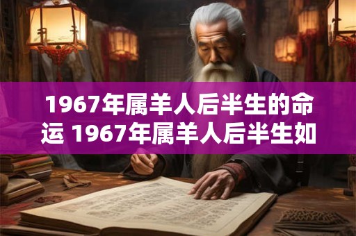 1967年属羊人后半生的命运 1967年属羊人后半生如何命运