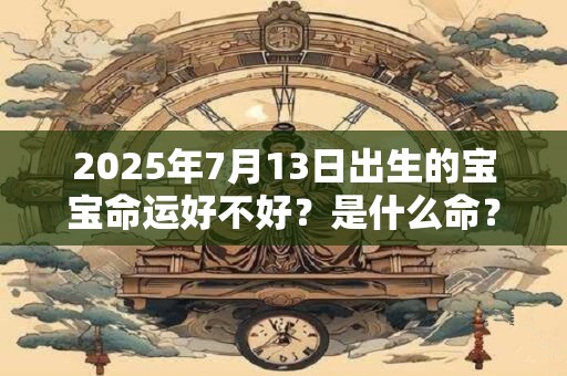 2026年7月13日出生的宝宝命运好不好?是什么命? 2026年7月13日出生的宝宝命运好不好?是什么命?