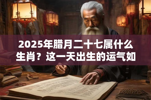 2025年腊月二十七属什么生肖？这一天出生的运气如何