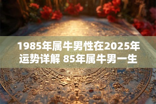 1985年属牛男性在2025年运势详解 85年属牛男一生有几次婚姻 1985年属牛男性在2025年运势详解 85年属牛男一生有几次婚姻