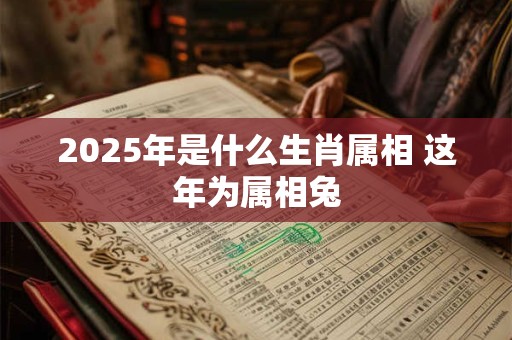 2025年是什么生肖属相 这年为属相兔