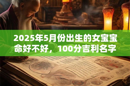 2025年5月份出生的女宝宝命好不好，100分吉利名字精选