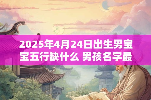 2025年4月24日出生男宝宝五行缺什么 男孩名字最新免费版