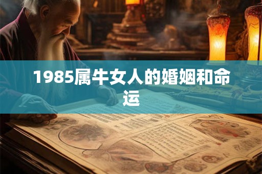 1985属牛女人的婚姻和命运