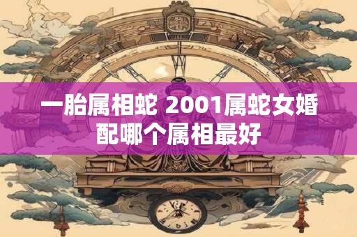 一胎属相蛇 2001属蛇女婚配哪个属相最好 一胎属相蛇 2001属蛇女婚配哪个属相最好
