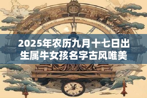 2026年农历九月十七日出生属牛女孩名字古风唯美 2026年农历九月十七日出生属牛女孩名字古风唯美