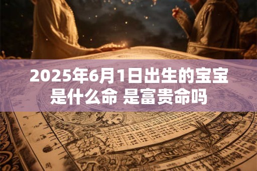 2026年6月1日出生的宝宝是什么命 是富贵命吗