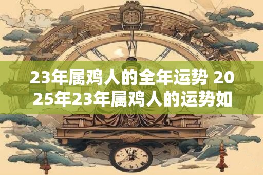 23年属鸡人的全年运势 2025年23年属鸡人的运势如何 23年属鸡人的全年运势 2025年23年属鸡人的运势如何