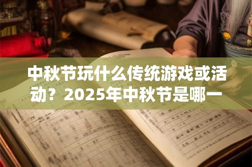 中秋节玩什么传统游戏或活动？2025年中秋节是哪一天？