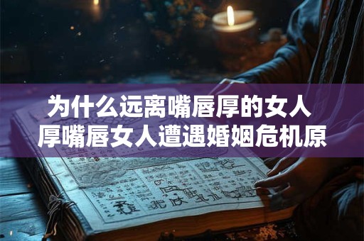 为什么远离嘴唇厚的女人 厚嘴唇女人遭遇婚姻危机原因何在