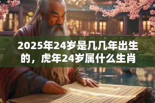 2025年24岁是几几年出生的,虎年24岁属什么生肖 2025年24岁是几几年出生的,虎年24岁属什么生肖
