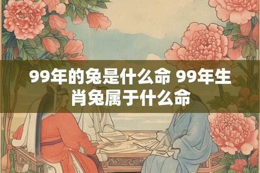 99年的兔是什么命 99年生肖兔属于什么命