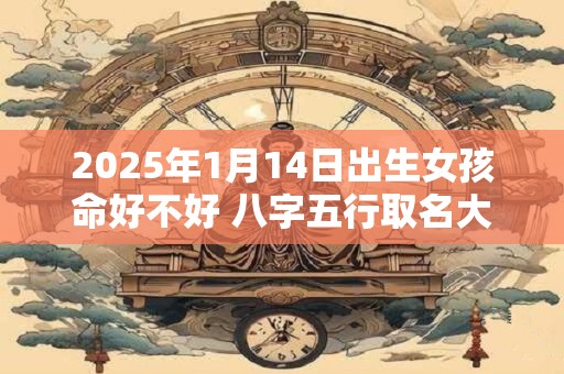 2025年1月14日出生女孩命好不好 八字五行取名大全
