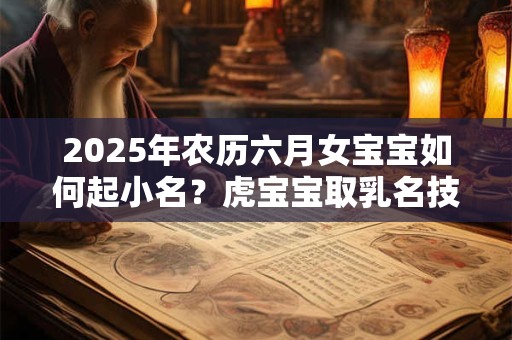 2025年农历六月女宝宝如何起小名？虎宝宝取乳名技巧