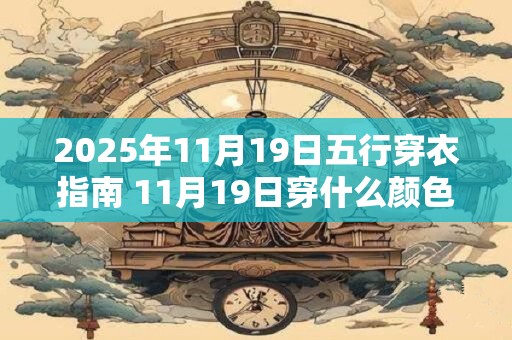 2025年11月19日五行穿衣指南 11月19日穿什么颜色的衣服