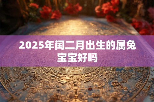 2026年闰二月出生的属兔宝宝好吗