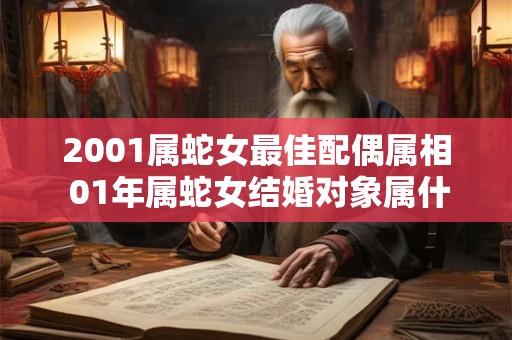 2001属蛇女最佳配偶属相 01年属蛇女结婚对象属什么好