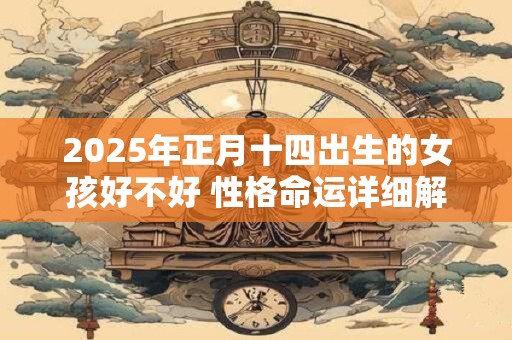 2025年正月十四出生的女孩好不好 性格命运详细解析