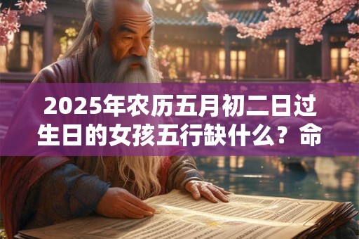 2025年农历五月初二日过生日的女孩五行缺什么？命运好吗
