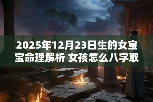 2025年12月23日生的女宝宝命理解析 女孩怎么八字取名