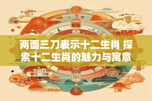 两面三刀表示十二生肖 探索十二生肖的魅力与寓意