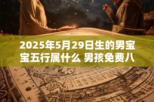 2025年5月29日生的男宝宝五行属什么 男孩免费八字起名