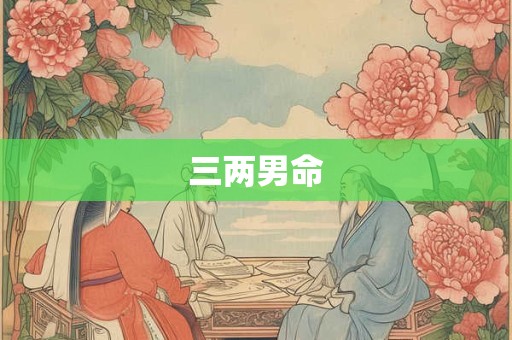 三两男命
