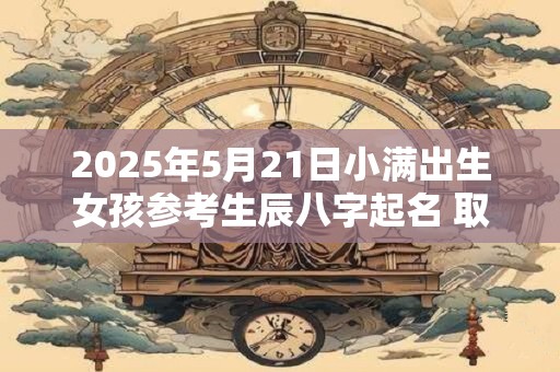 2025年5月21日小满出生女孩参考生辰八字起名 取什么名字比较好