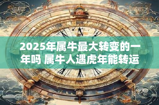 2025年属牛最大转变的一年吗 属牛人遇虎年能转运吗