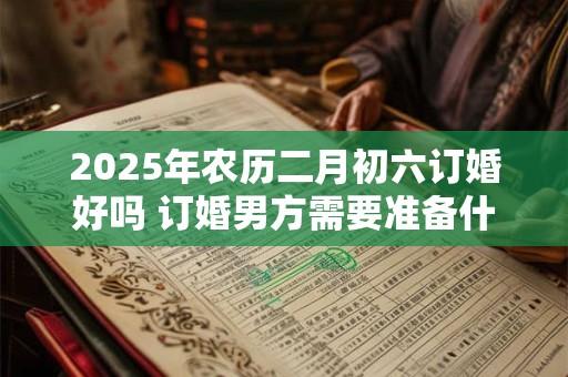 2026年农历二月初六订婚好吗 订婚男方需要准备什么东西