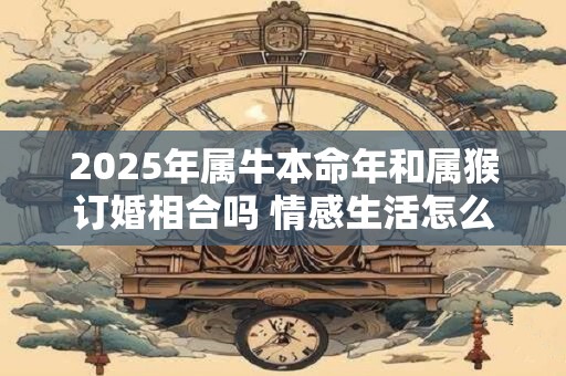 2025年属牛本命年和属猴订婚相合吗 情感生活怎么样