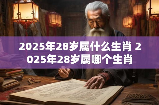 2025年28岁属什么生肖 2025年28岁属哪个生肖 2025年28岁属什么生肖 2025年28岁属哪个生肖