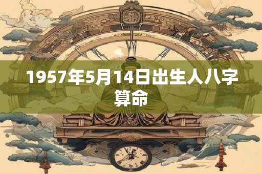 1957年5月14日出生人八字算命