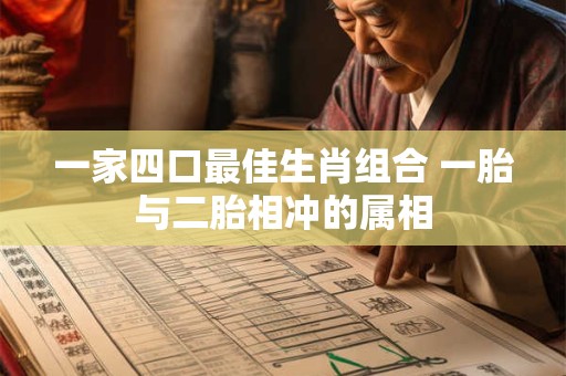 一家四口最佳生肖组合 一胎与二胎相冲的属相
