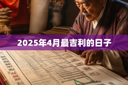 2025年4月最吉利的日子 2025年4月最吉利的日子
