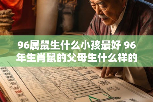 96属鼠生什么小孩最好 96年生肖鼠的父母生什么样的孩子最优秀