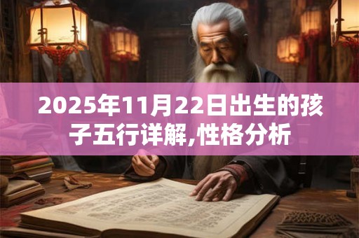 2025年11月22日出生的孩子五行详解,性格分析