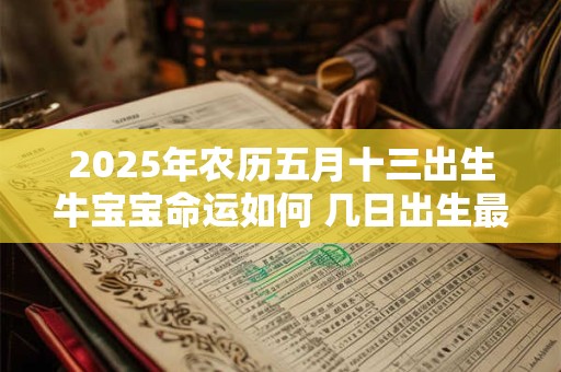 2025年农历五月十三出生牛宝宝命运如何 几日出生最好 2025年农历五月十三出生牛宝宝命运如何 几日出生最好