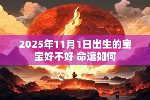 2025年11月1日出生的宝宝好不好 命运如何