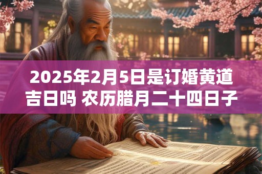 2025年2月5日是订婚黄道吉日吗 农历腊月二十四日子好吗