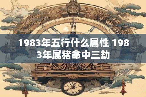 1983年五行什么属性 1983年属猪命中三劫