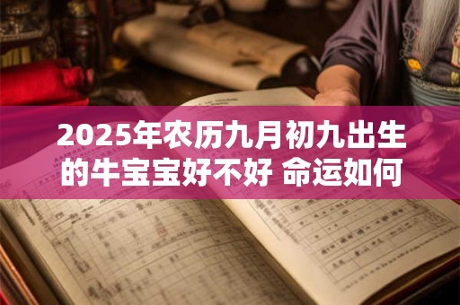 2025年农历九月初九出生的牛宝宝好不好 命运如何 2025年农历九月初九出生的牛宝宝好不好 命运如何