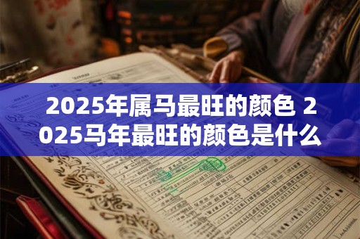 2025年属马最旺的颜色 2025马年最旺的颜色是什么