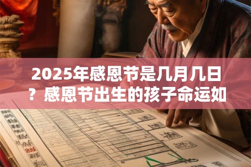 2025年感恩节是几月几日？感恩节出生的孩子命运如何