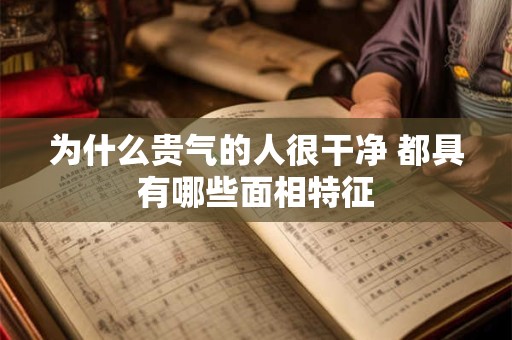 为什么贵气的人很干净 都具有哪些面相特征