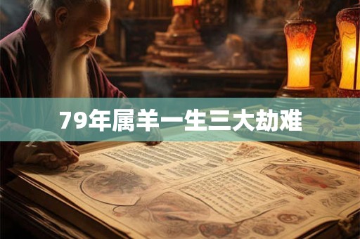 79年属羊一生三大劫难